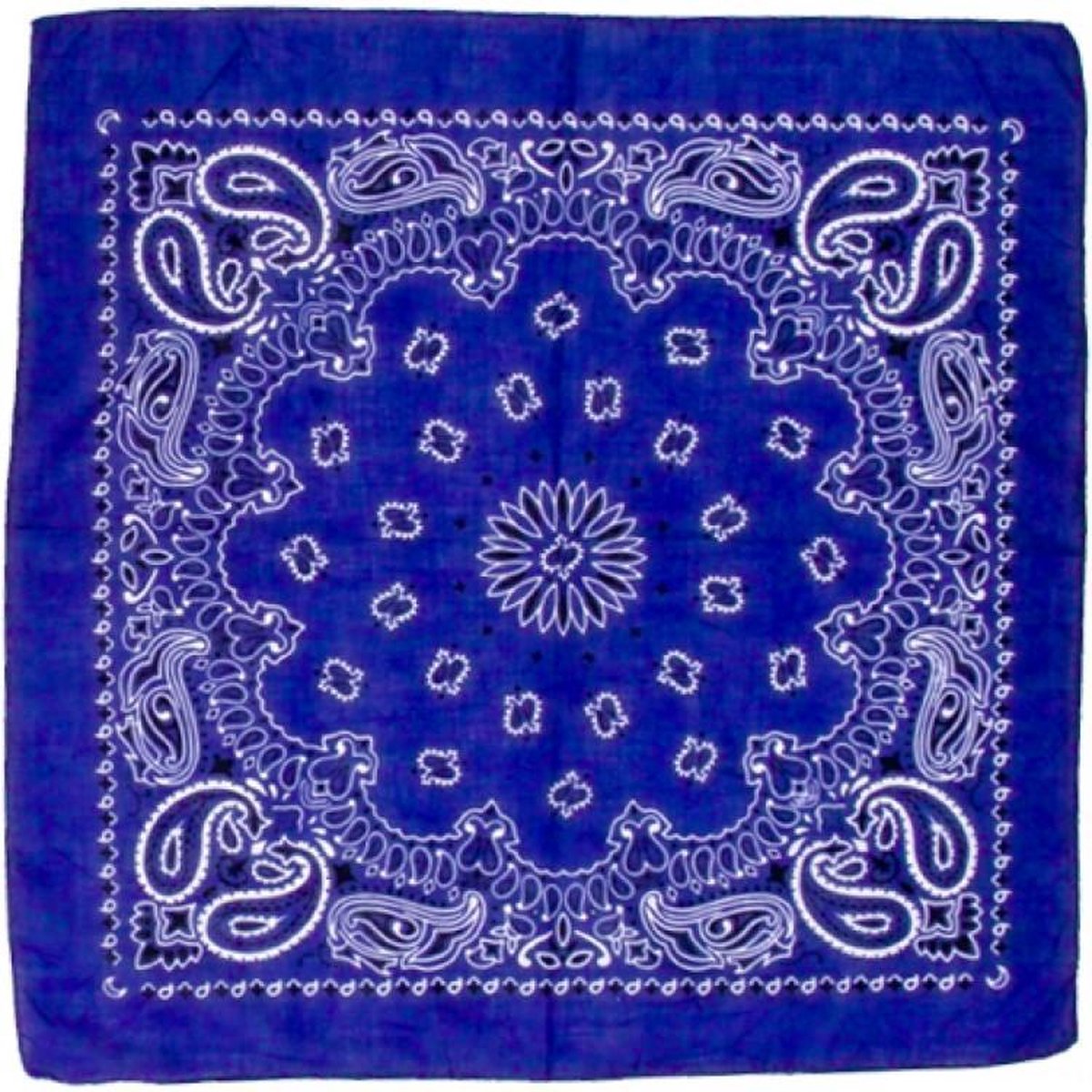 Bandana bloem Blauw