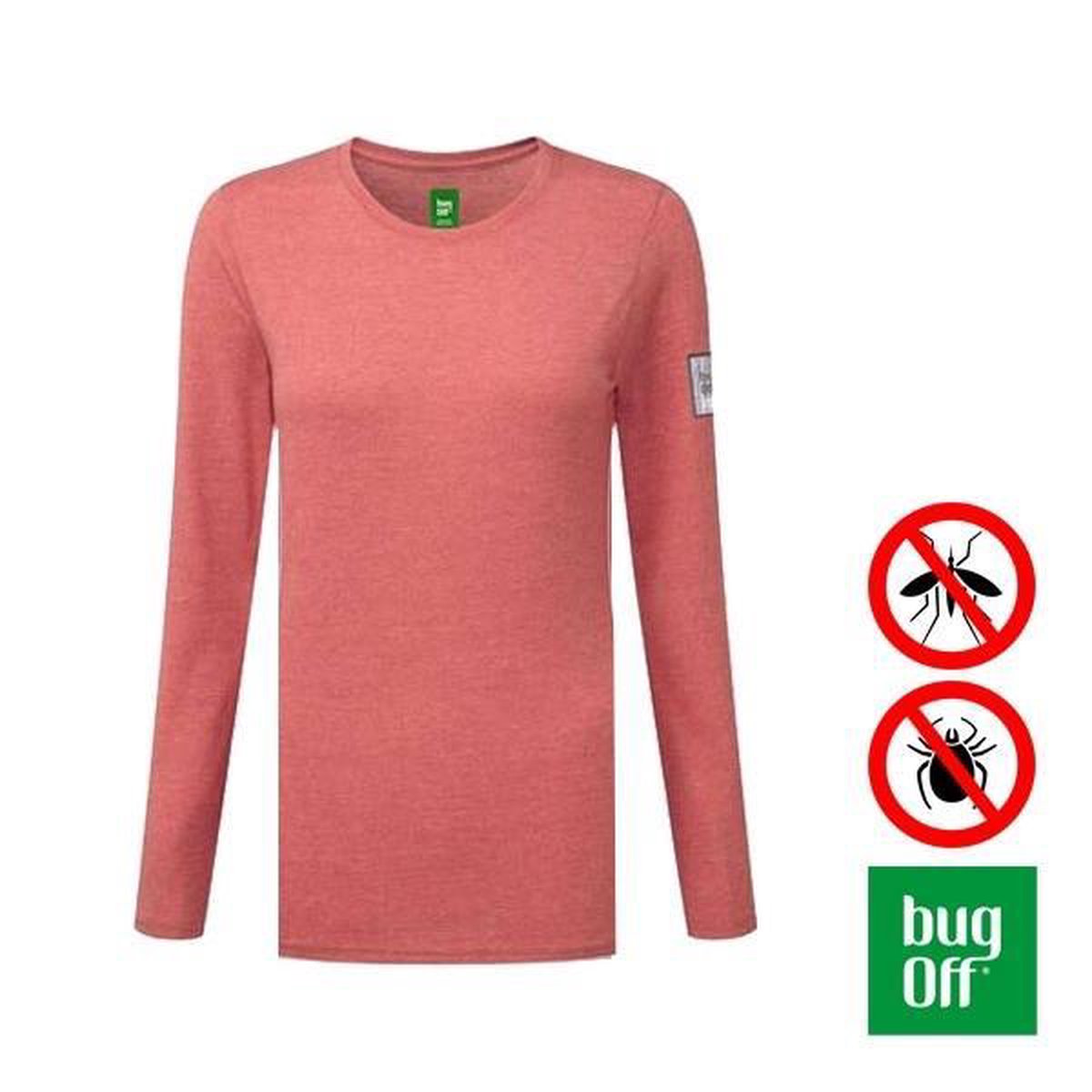 BugOff - insectwerende kids T-Shirt rood