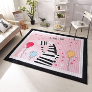 Speelkleed zebra 'a big hug' 195 x 145 cm - LiefBoefje - Groot Speelkleed Baby - Speelmat Kinderen - Babymat XL - Kindervloerkleed - Kraamcadeau - Speelkleed Kinderen - 50+ design speelkleden