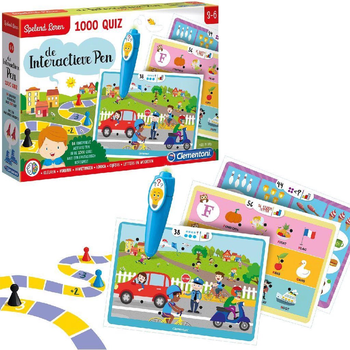 Clementoni Leerspel Interactieve Pen 1000 Quiz