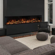 Nancy's Element4 240E Inbouwhaard - Elektrische Haard - Elektrisch -  Tweezijdig - 243.8 x 63.1 x 31.8 cm (B x H x D)