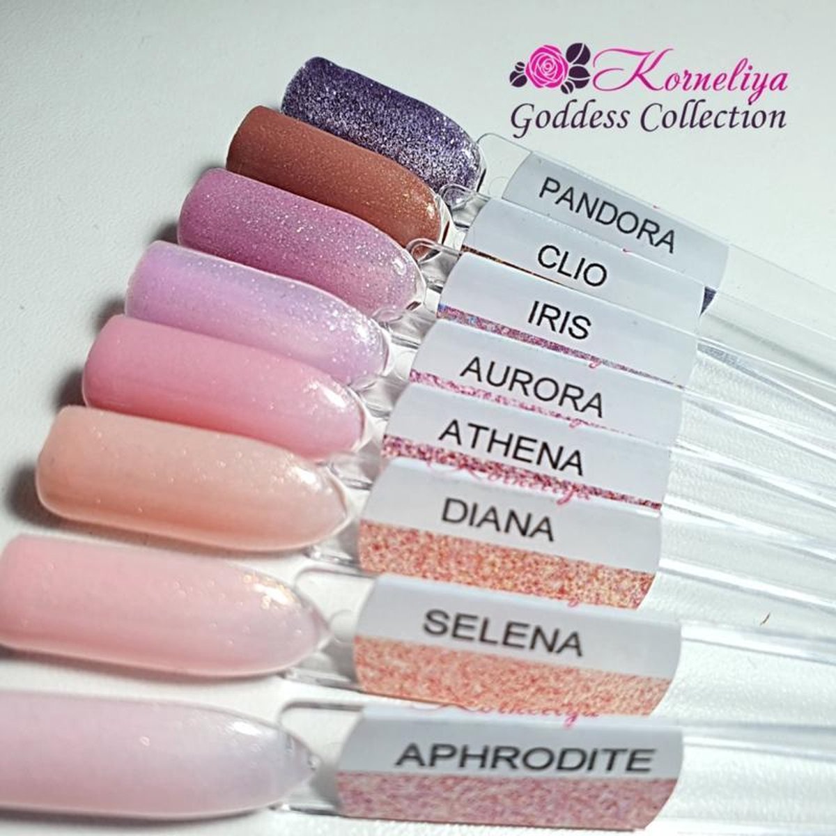 Gellak - Korneliya Liquid Gel Goddess Collectie Kleuren Waaier