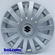 Wieldoppen 15 inch Suzuki 15 inch wieldoppen Suzuki Splash- Wieldoppen Suzuki Alto Wieldoppen Suzuki Swift Wieldoppen Suzuki Ignis Suzuki Wieldoppen 15 inch - 990E0-86G37-000 - Alternatief voor 76582-68L10 - 4325051K50 - 990E0-86G37-000