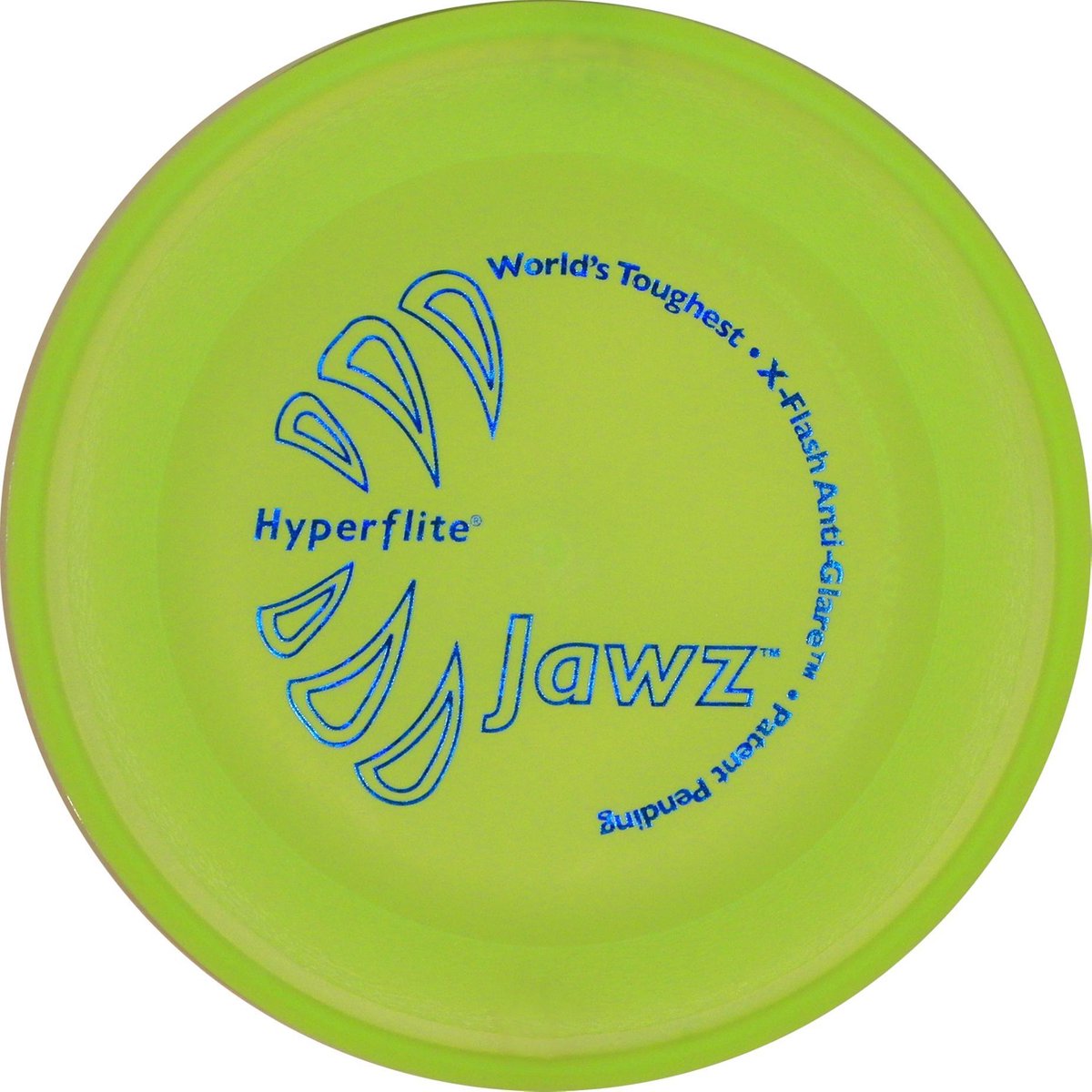 Hyperflite Jawz hondenfrisbee Lemon-Lime