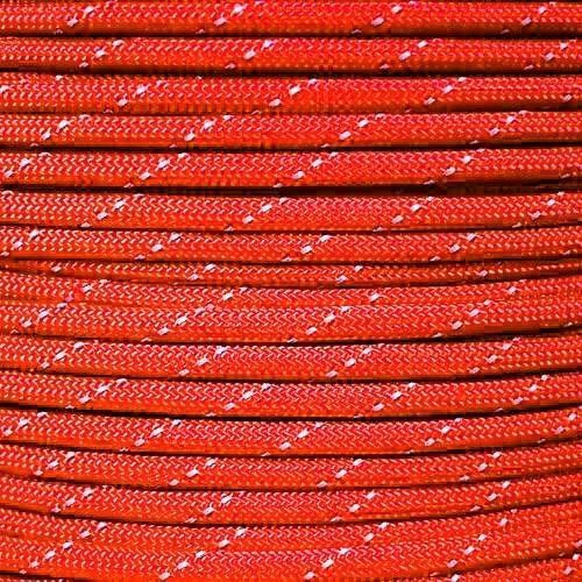Rol 100 meter - Rood Reflecterend Paracord 550 - #61