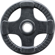 Body-Solid Olympische Rubber Halterschijf 15kg