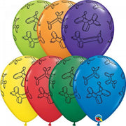 Ballonnen Hondjes 5 stuks
