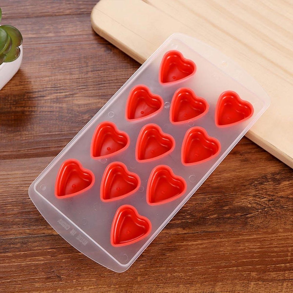 Liefde vormige Silicon Ice Cube lade / ijs mal