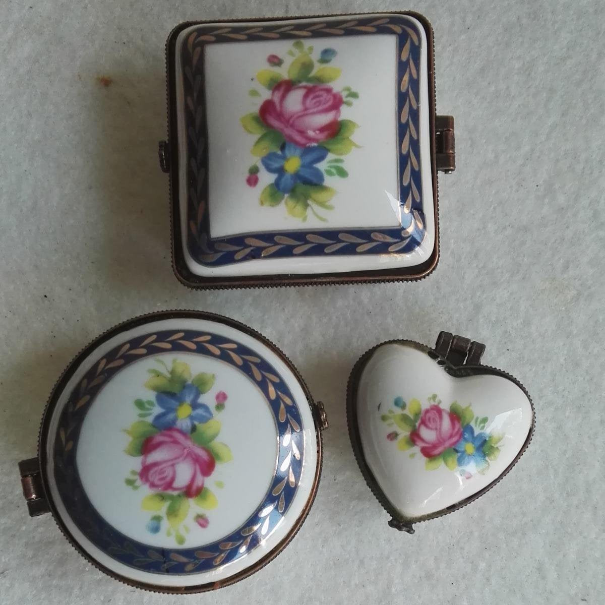 MadDeco - pillendoosje - porselein - 3 stuks - set(20)