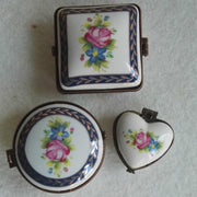 MadDeco - pillendoosje - porselein - 3 stuks - set(20)