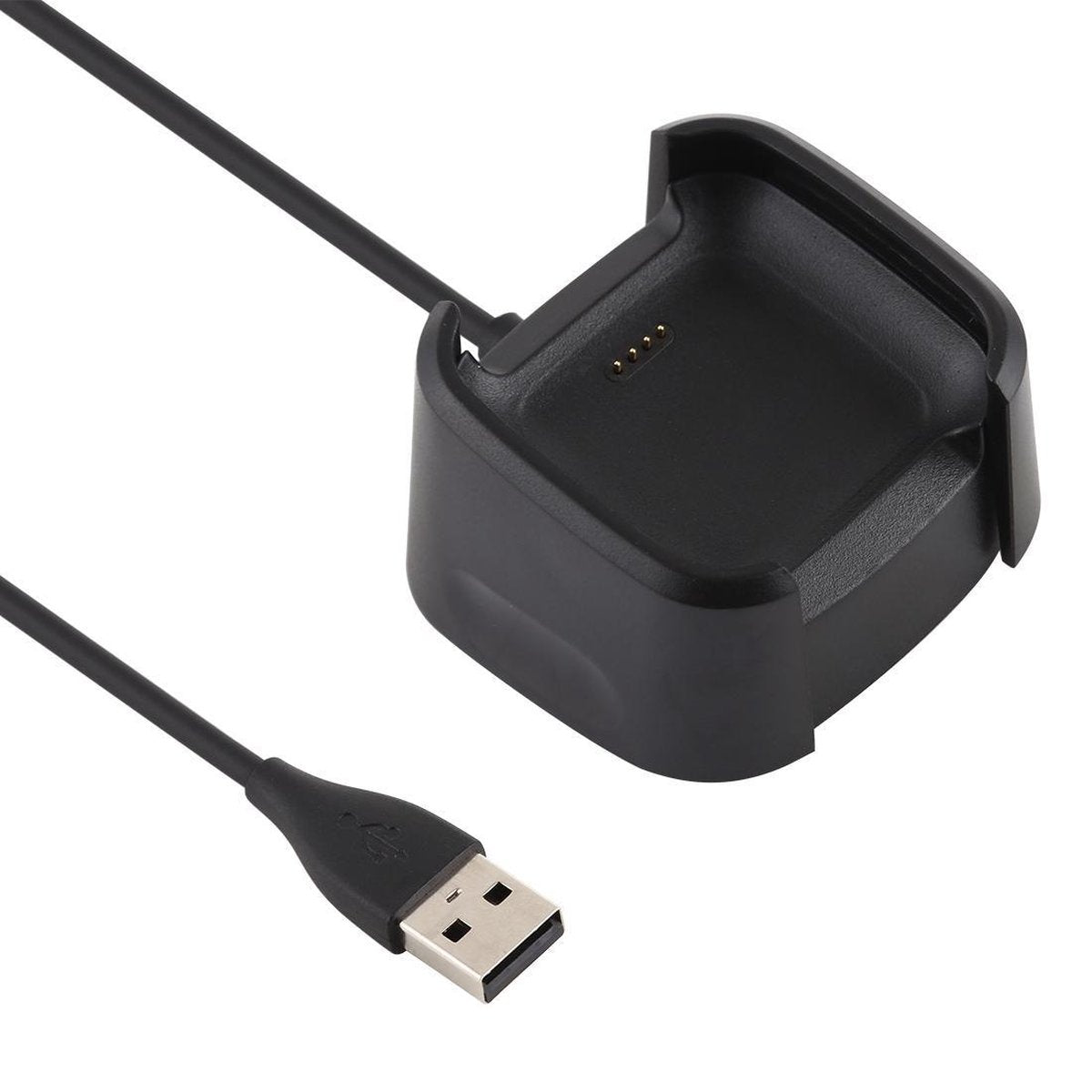 Fitbit Versa 2 Oplader Adapter Kabel | Zwart / Black|Premium Kwaliteit |1M|TrendParts