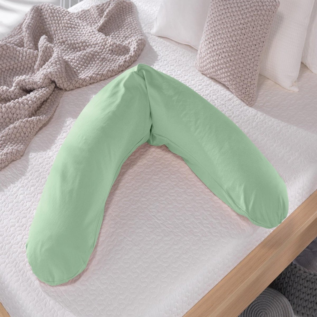 Theraline Original voedingskussen met hoes mint