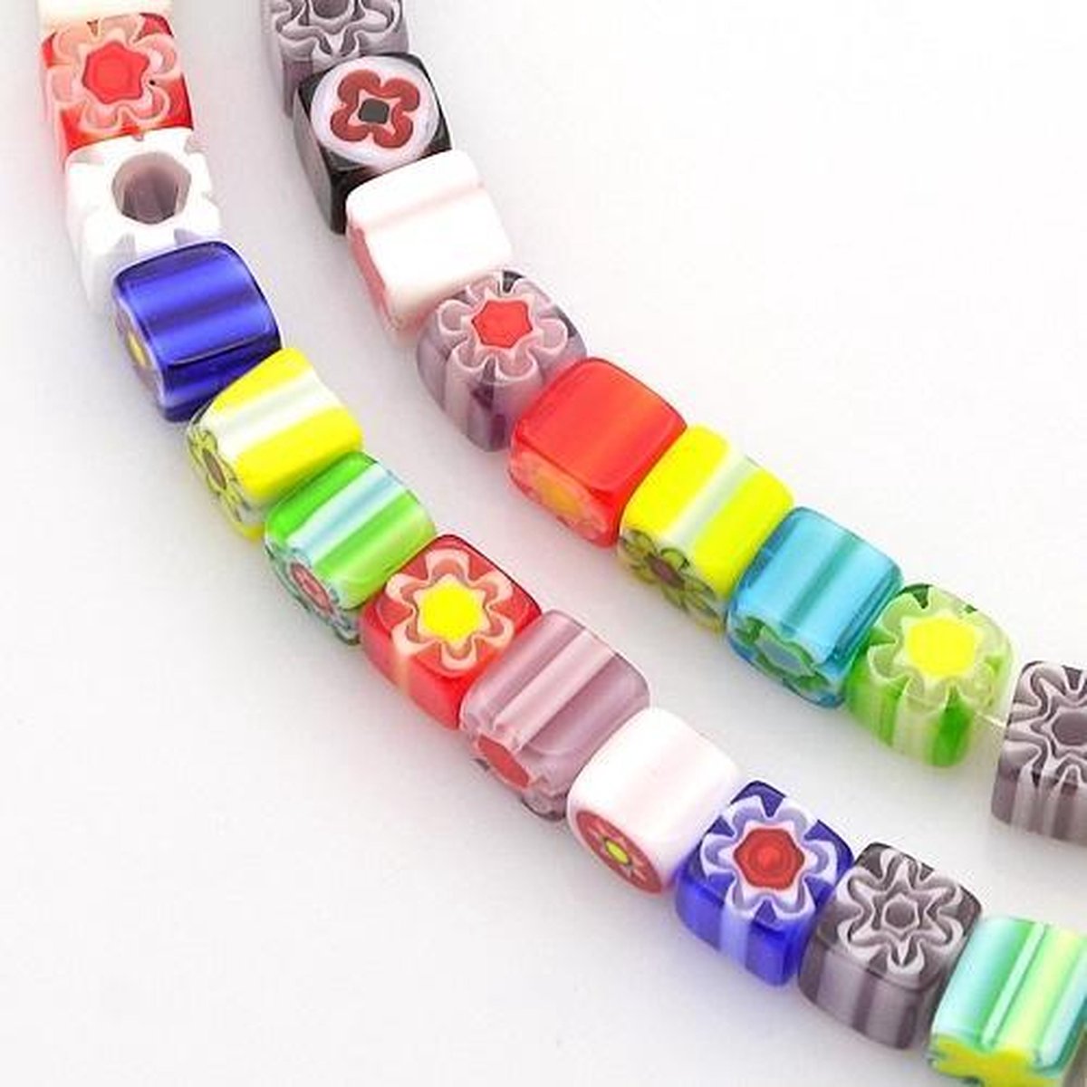 Millefiori glas
