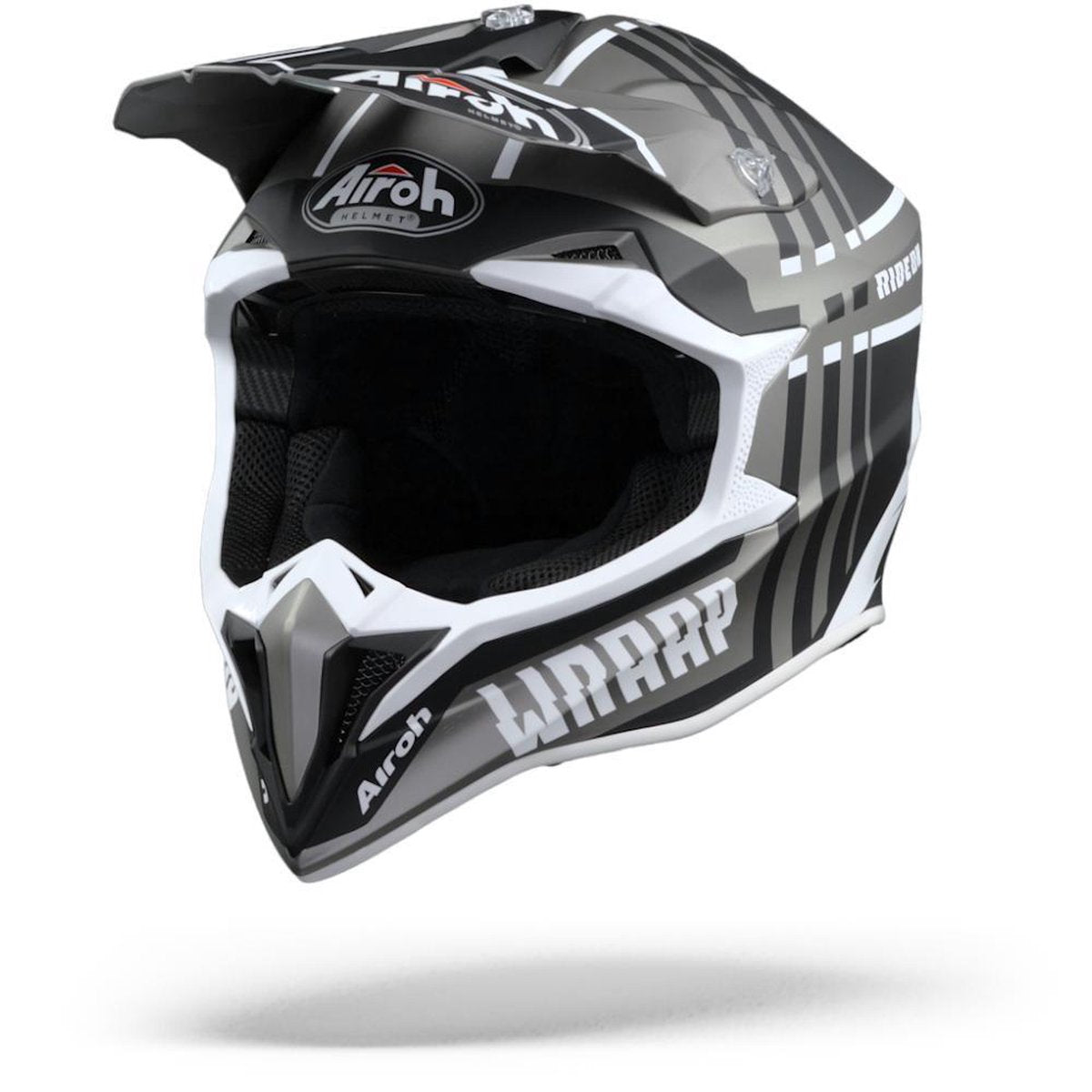 Airoh Wraap Broken Anthracite Matt Full Face Helmet L