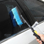 Auto was borstel - met shampoo dispenser - schuimborstel - auto schoonmaken - wasborstel
