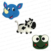 Dempertje.nl - Tennisdemper 3 stuks - Dieren COMBI 05 - #030 #033 #044