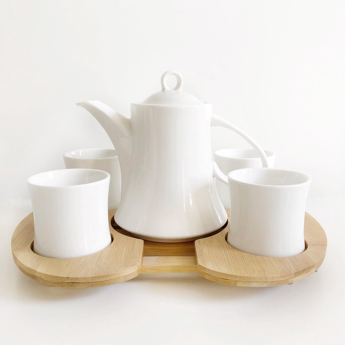 Theeset - theeservies - 6 delig - porselein - 500 ml