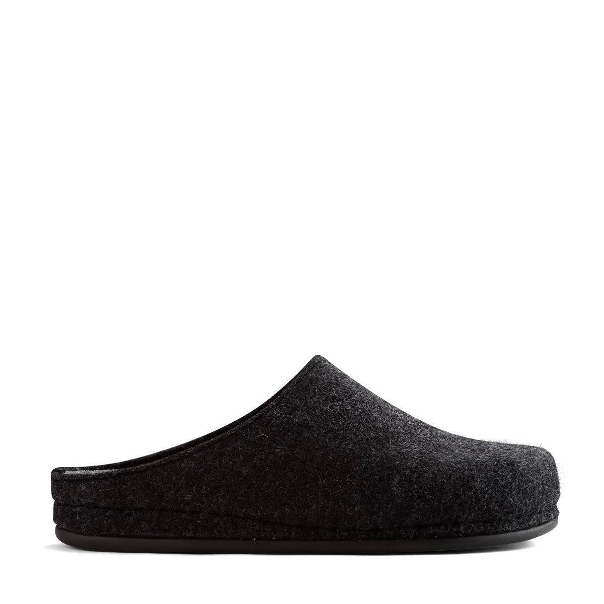 Travelin Be-Home Sloffen - Wollen Pantoffels - Heren - Donkergrijs - Maat 40
