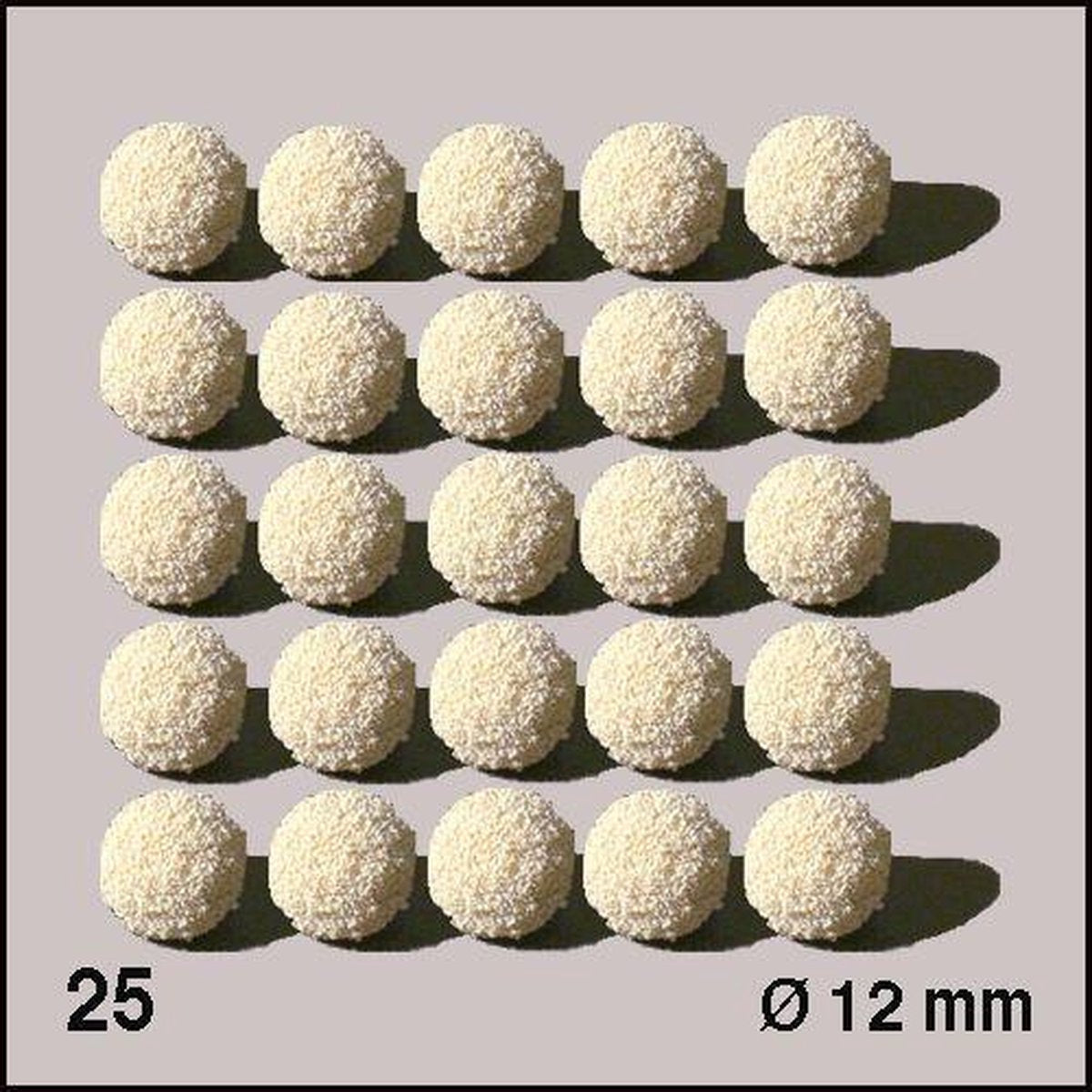 Schulcz Maquettebouw Sponsbollen Ø12mm 25st wit