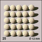 Schulcz Maquettebouw Sponsbollen Ø12mm 25st wit