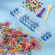Totum Loom I do - loomset met tool en loom elastiekjes om armbandjes te maken - complete knutselset regenboogthema