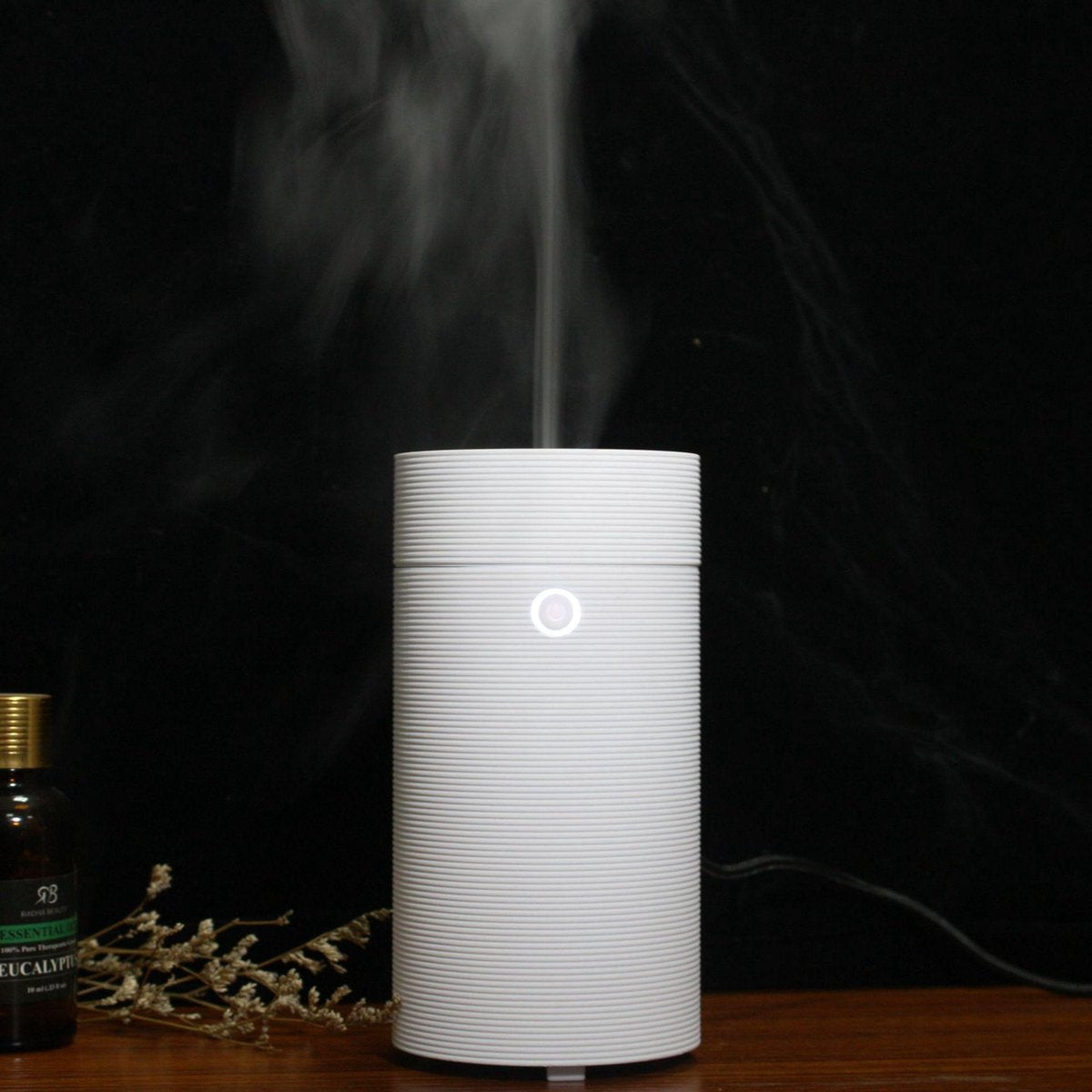 Nixnix - Aroma diffuser 55ml - Wit Portable Mini diffuser - Breathing light - Luchtbevochtiger - Aromatherapie - Humidifier