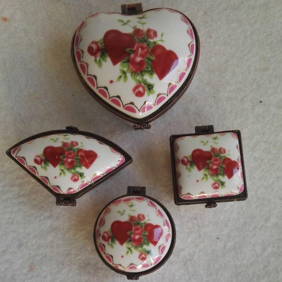 MadDeco - pillendoosje - porselein - 4 stuks - set(19)