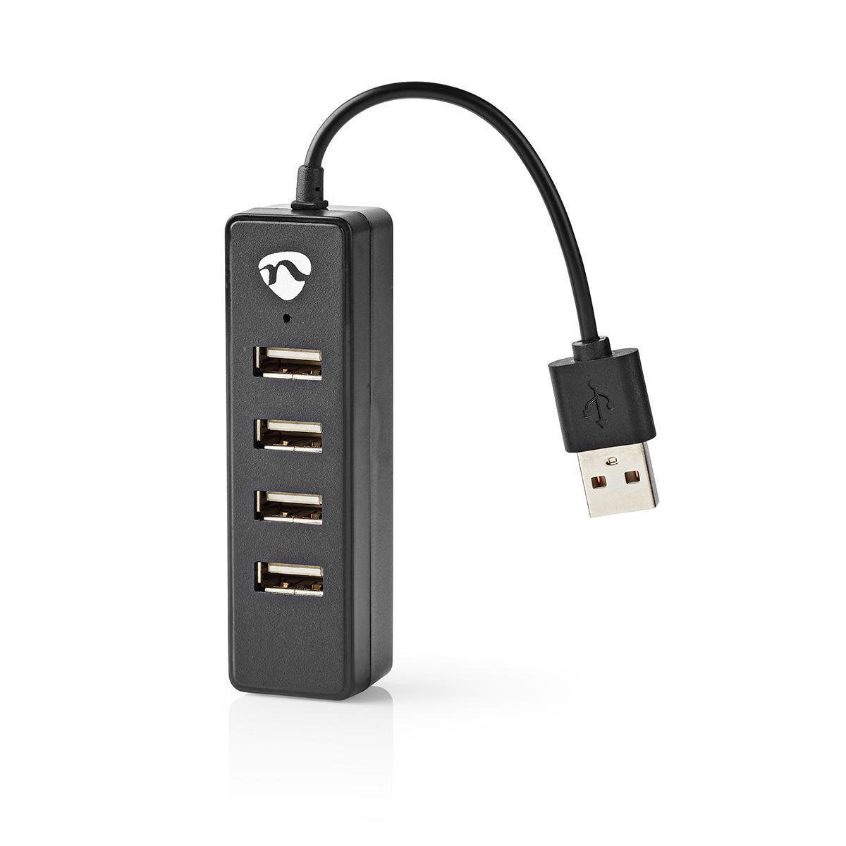 USB-Hub | 4-Poorts | USB 2.0 | USB Gevoed | 4x USB