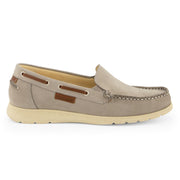 Travelin Seatown - Dames Instappers - Leren Moccasins - Grijs - Maat 37