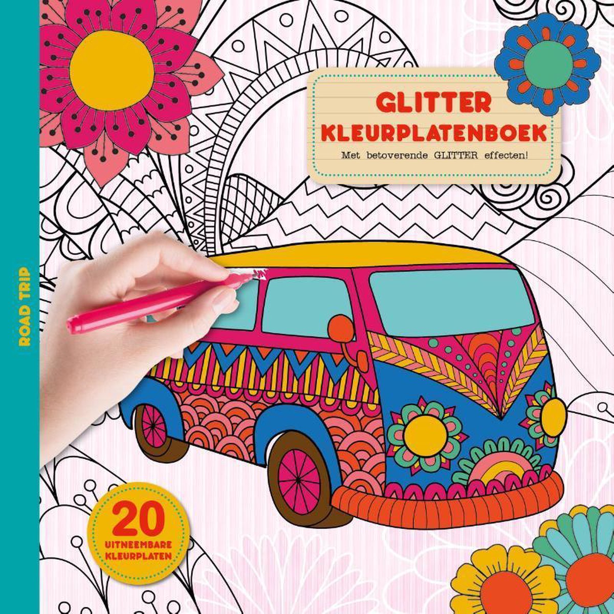 Image Books Glitterkleurboek Road Trip 6+