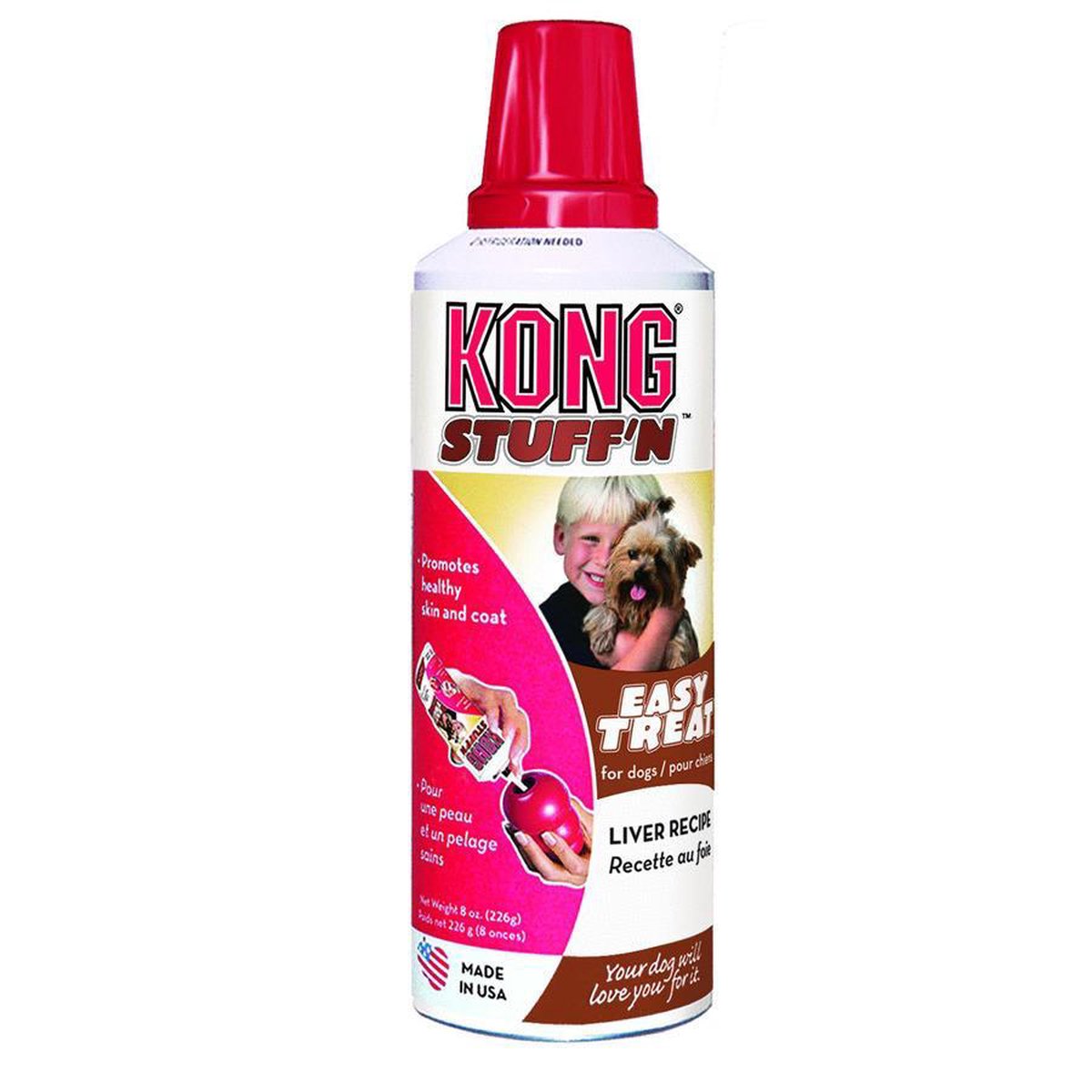 Kong Stuff'n Paste Hondensnack - Lever - Hondenkoekjes - 226 GR
