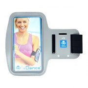 i Dance Hardloop Armband - telefoonhouder - Grijs - Universeel - Verstelbaar
