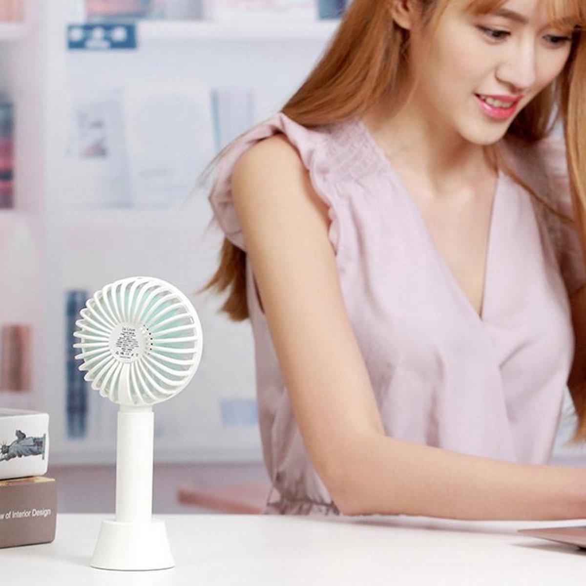 Mini DC 5V USB oplaadbare aromatherapie koeling handventilator