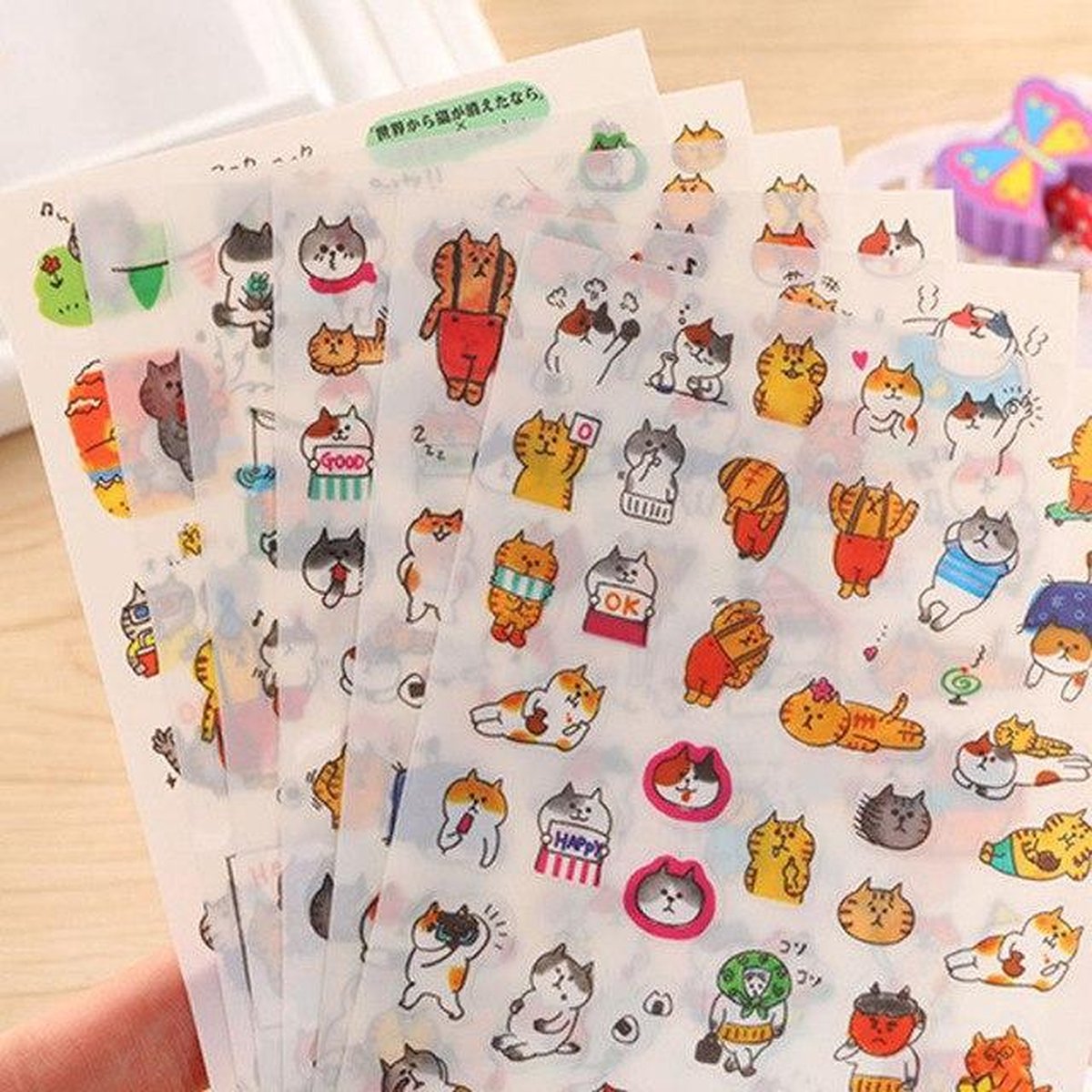 Stickerset Scrapbook - Voor kinderen - 6 Vellen
