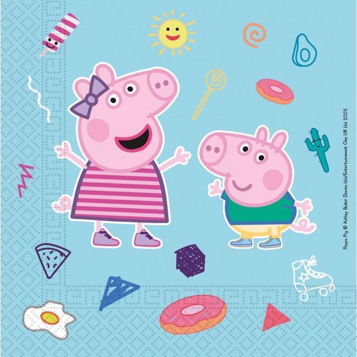 Procos Feestservetten Peppa Pig 33 X 33 Cm Fsc Papier 20 Stuks