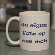 Mok met eigen foto