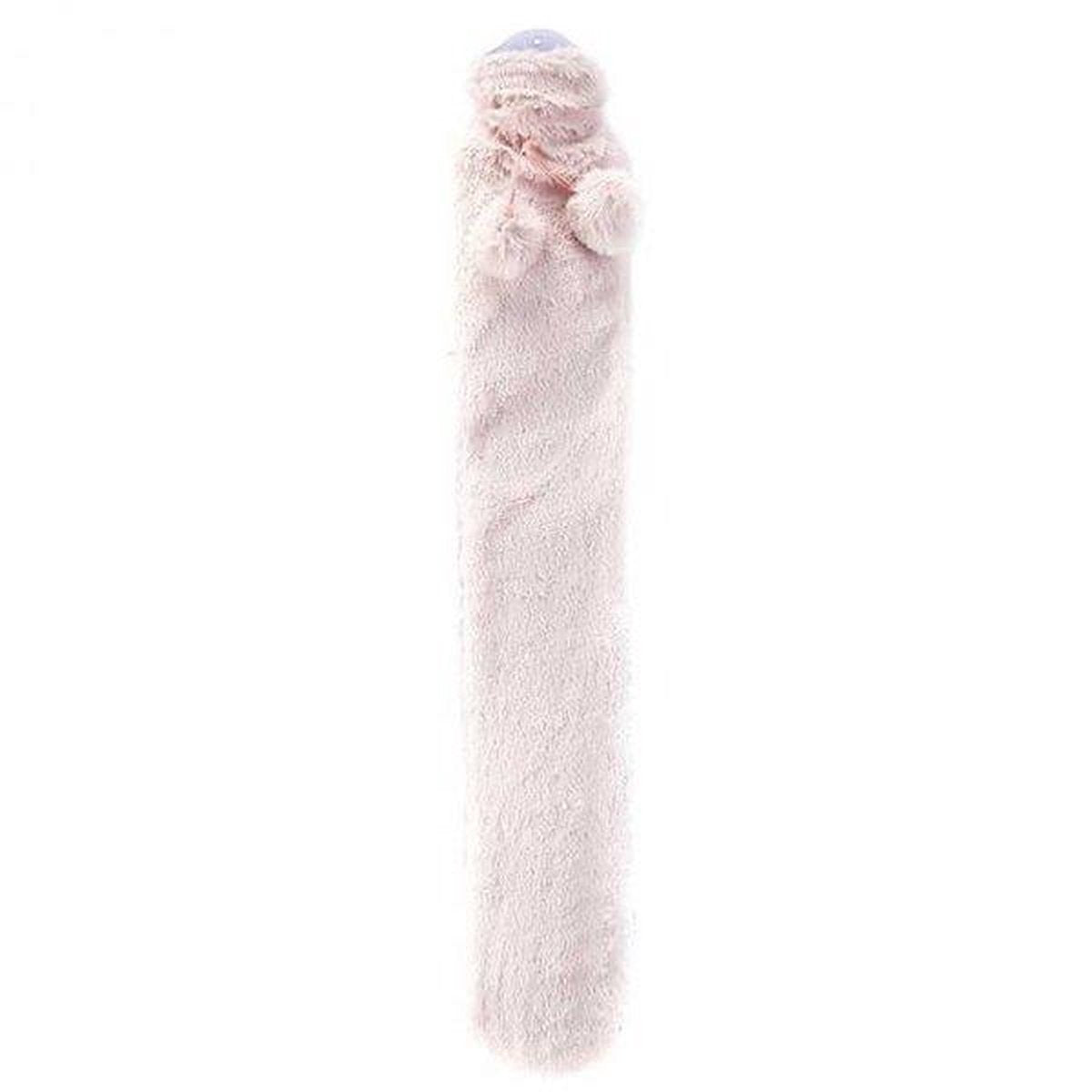 Warmies Extra Lange Warmwaterkruik - Zachte roze pels