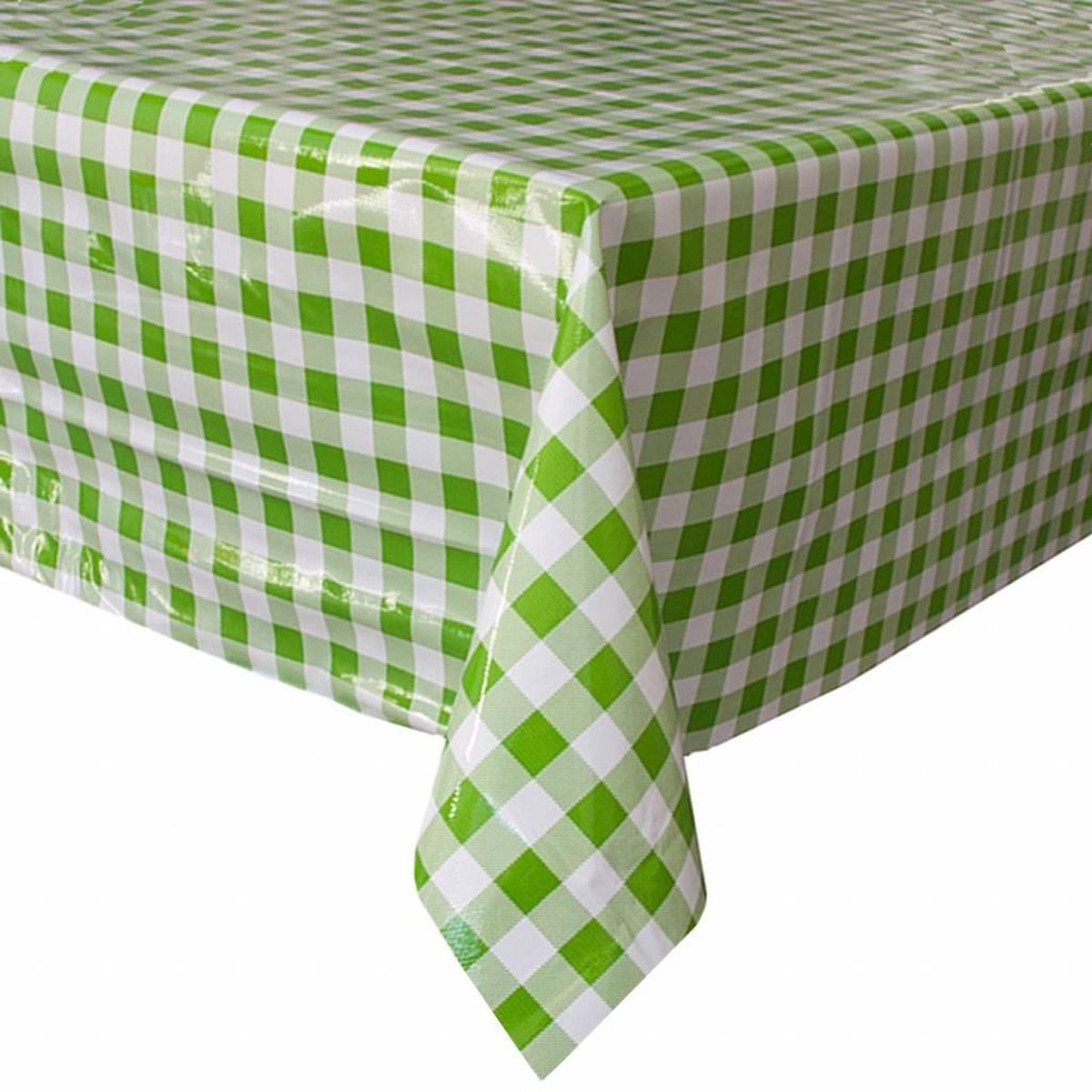 MixMamas Tafelzeil Grote Ruit - 120 x 250 cm - Lichtgroen