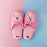Kpop Bangtan BTS BT21 COOKY Jungkook Pluche Slippers Kawaii Tata Koya Chimmy Cooky Meng Shooky Rj Jin Van Knuffel Fans Present Gift voor Meisje | One Size (Maat 36-40)
