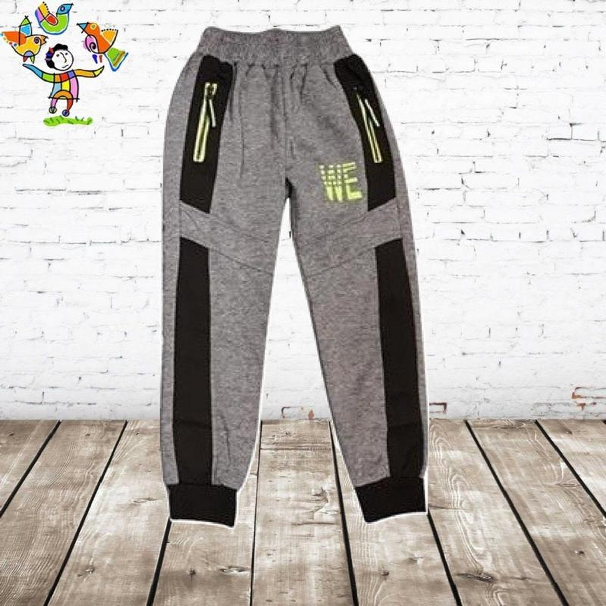 S&C Joggingbroek jongens WE lgrijs 98/104 - 98/104
