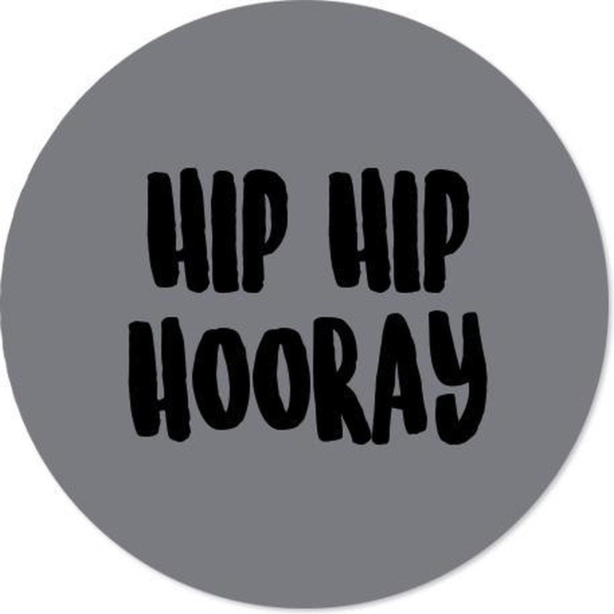 Label2X Sticker hiphip hooray op rol 250st. - Default Title