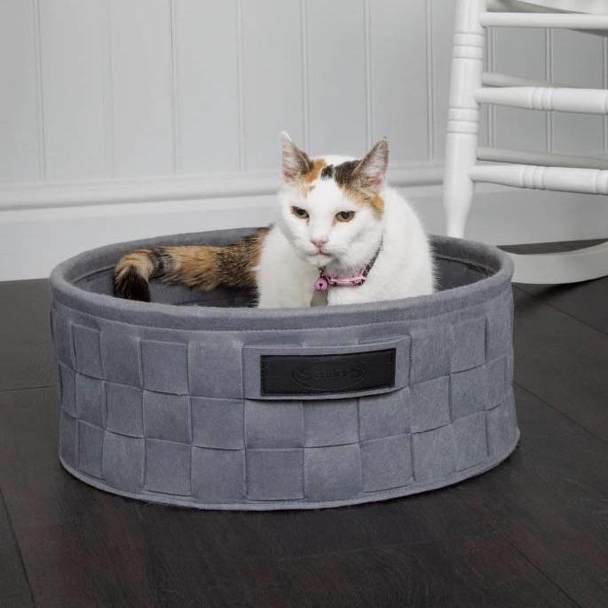 Scruffs Habitat Felt Bed Cloud Grey