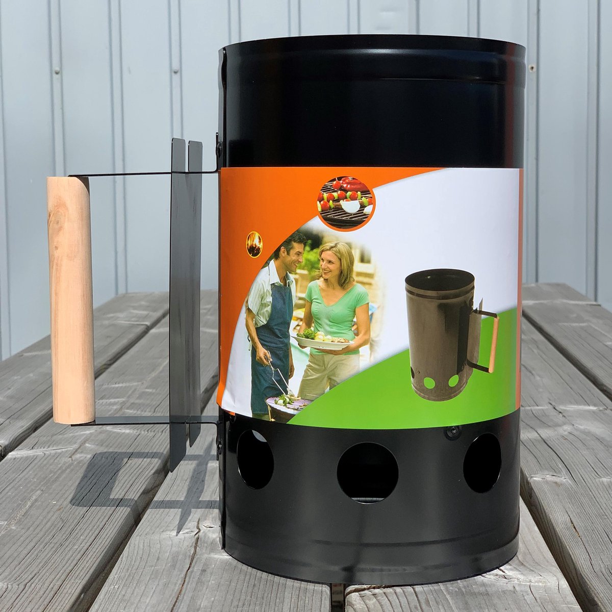 BBQ Professionele Barbecue Snelstarter - Houtskool & Briketten Starter - Metaal