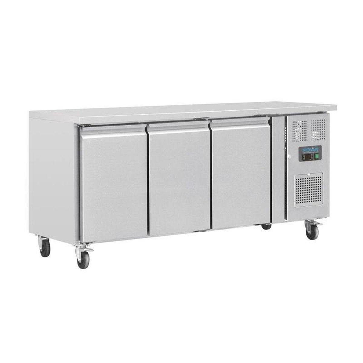 Polar 3-deurs gekoelde werkbank 339ltr