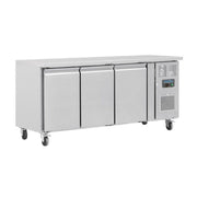 Polar 3-deurs gekoelde werkbank 339ltr