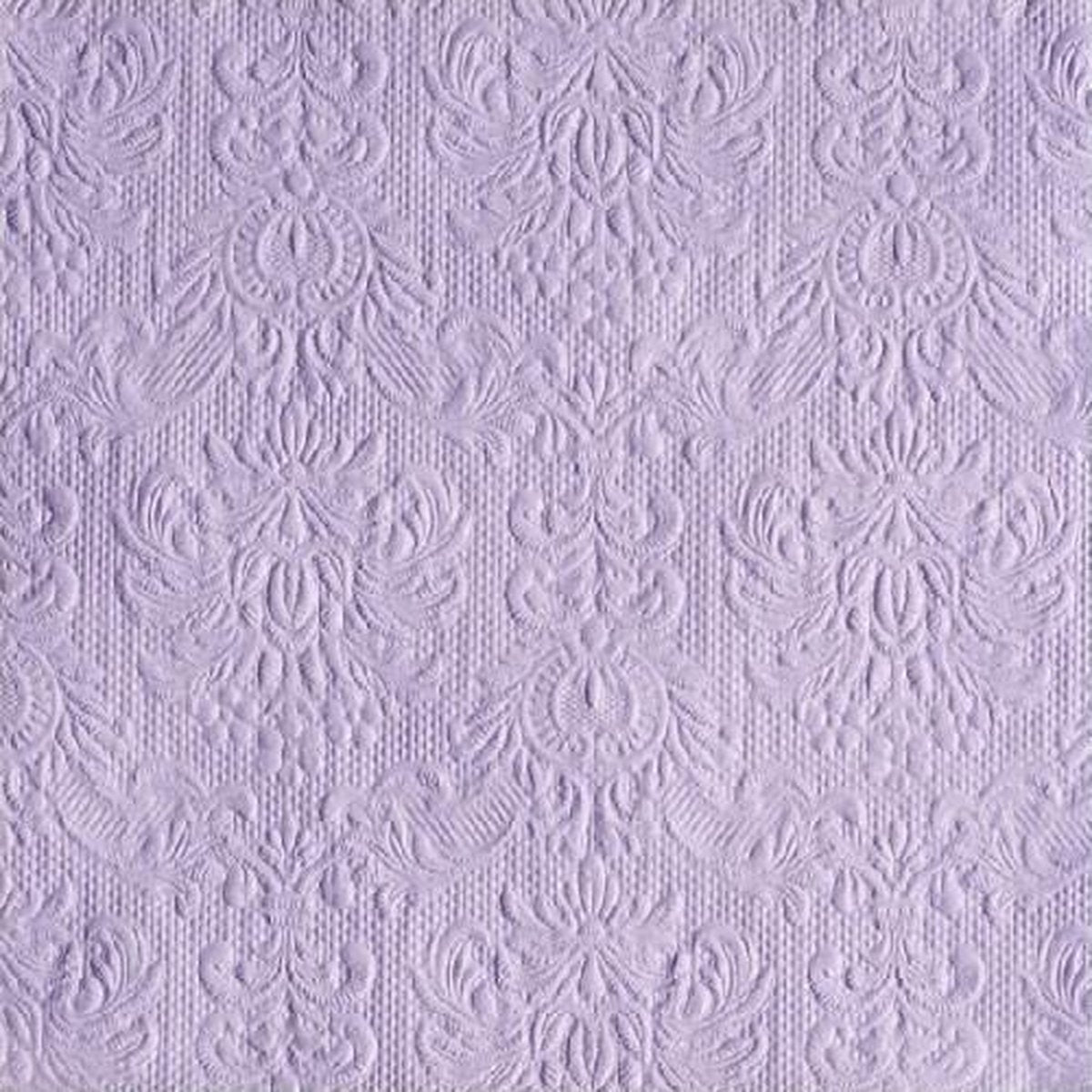 30x stuks Servetten paars barok stijl 3-laags - elegance - barok patroon - Feest artikelen - feest decoraties