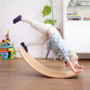 LOEF WAVE Original  Balance board - Miami Red - balansbord - balansbord - Balansspeelgoed – balanstrainer – balansbord kinderen – balansplank