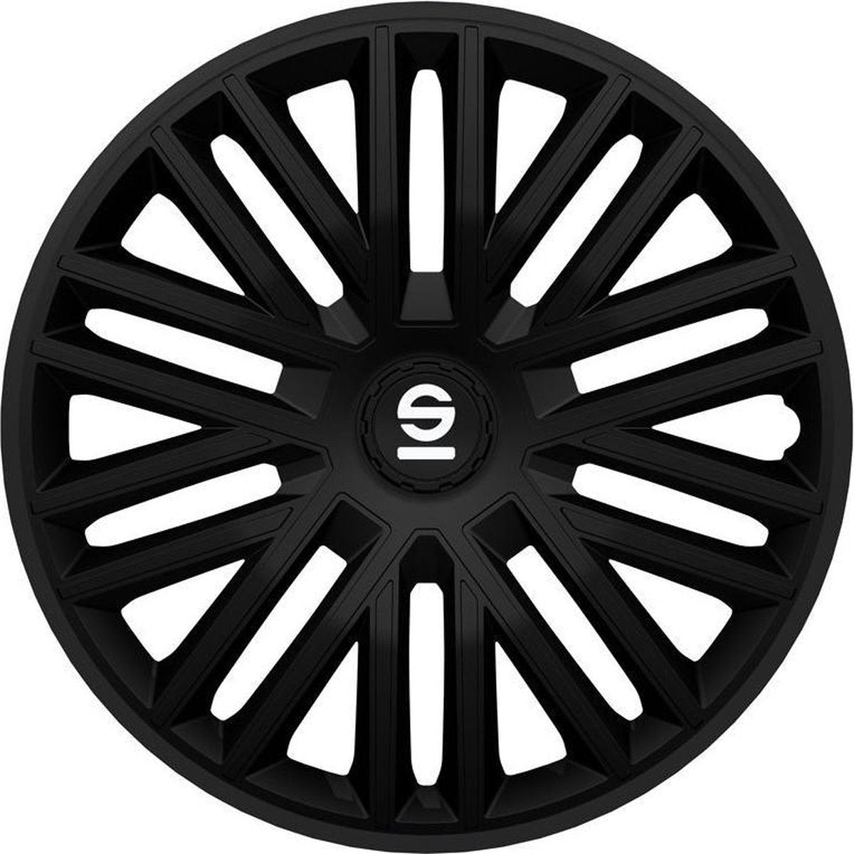 Sparco Wieldoppen Bergamo 15 Inch Abs Zwart 4 Stuks