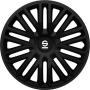 Sparco Wieldoppen Bergamo 15 Inch Abs Zwart 4 Stuks