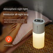 H2O Dubbele Luchtbevochtiger RVS - 400ML - Geur Verspreider - Luchtbevochtiger - Luchtbevochtiger met Aromatherapie - Diffuser Aromatherapie - Led Verlichting - Diffuser - Aroma Diffuser - Incl. 1 Gratis Filter